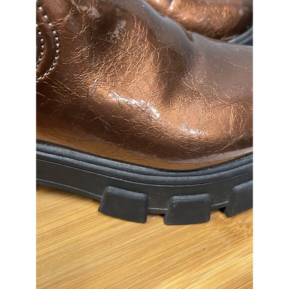 Circus NY Women's Darielle Ankle Boot Chesnut Crackled Womens size 6.5 - Picture 2 of 11